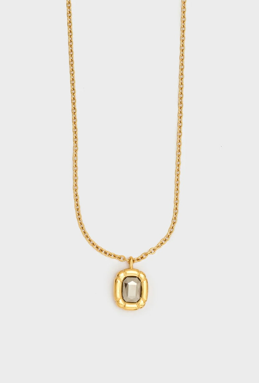 COLLANA ANNA LUNGA CON PIETRA ORO