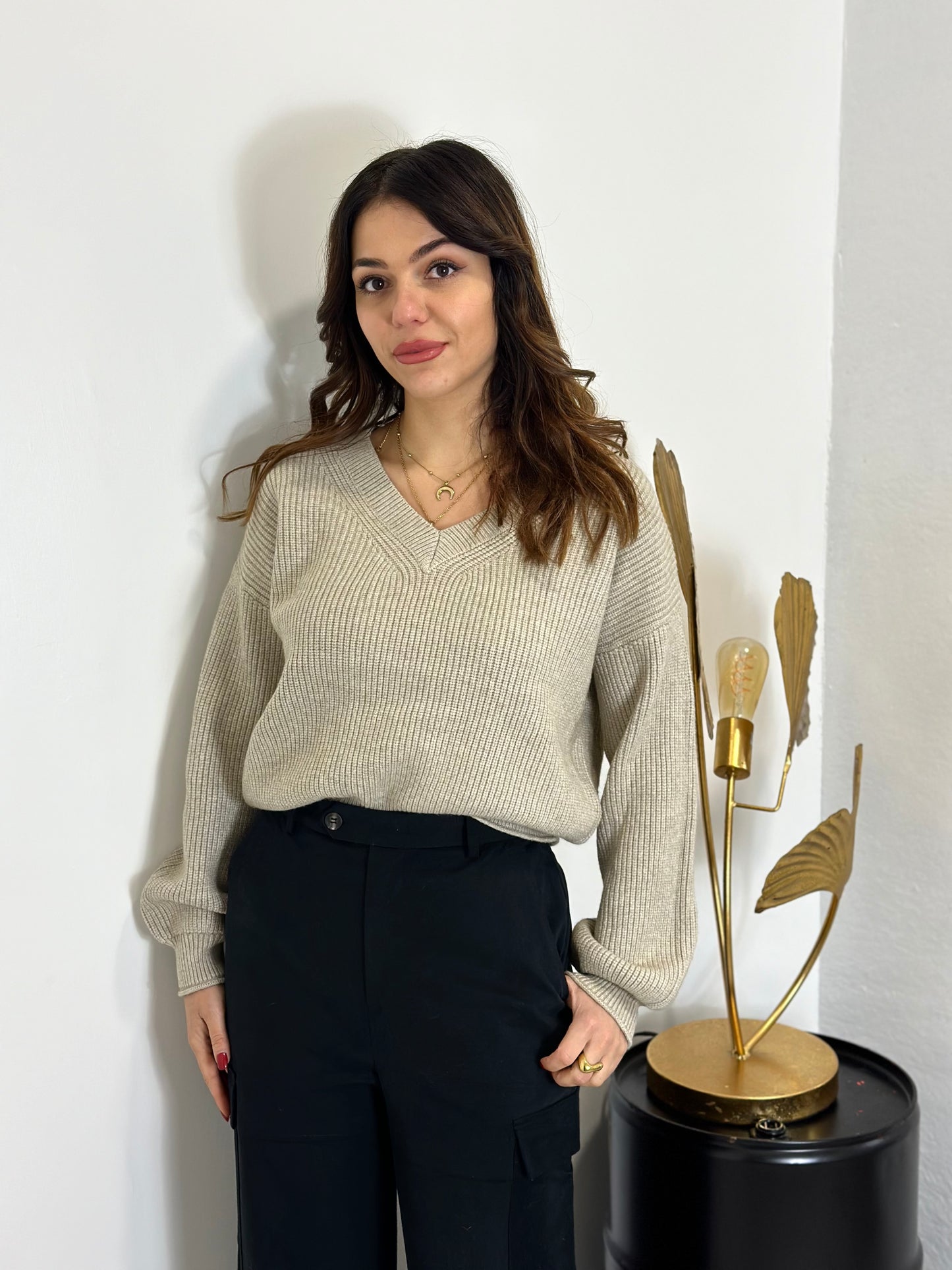 Pull over con scollo a V