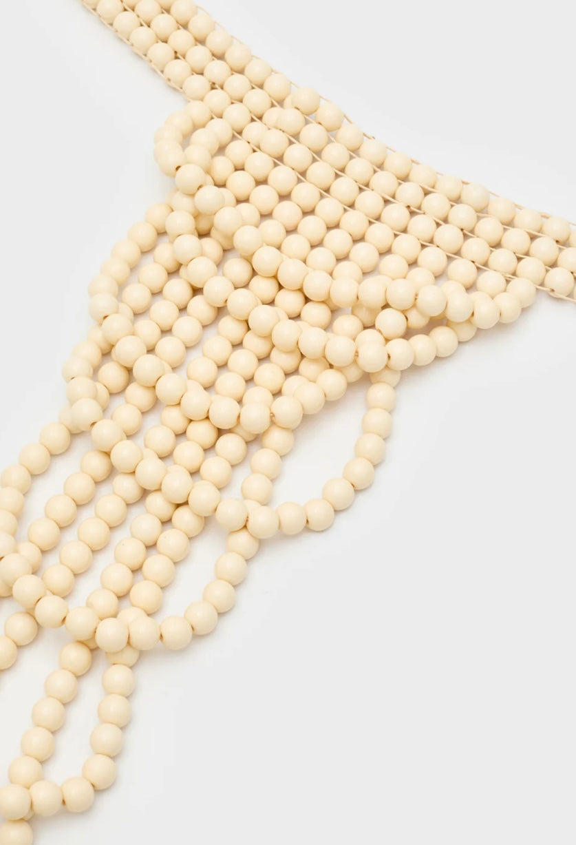 COLLANA ISA LUNGA MULTIFILO PERLE