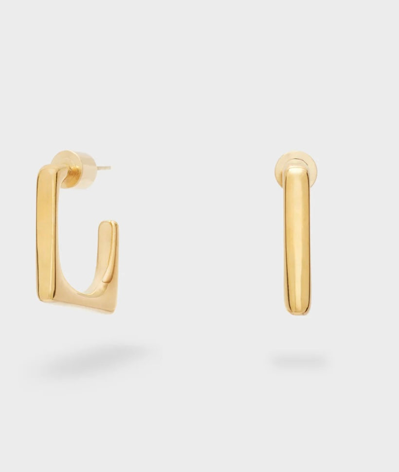 ORECCHINI QUADRATI THIN ACC.INO. ORO