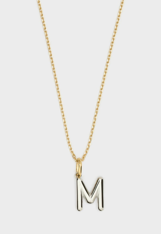 COLLANA LETTERING SMALL ORO/ARGENTO M