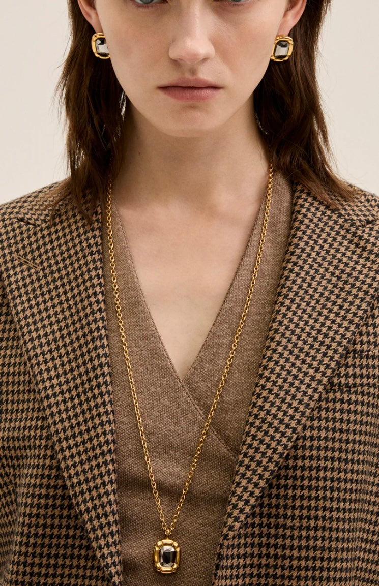 COLLANA ANNA LUNGA CON PIETRA ORO