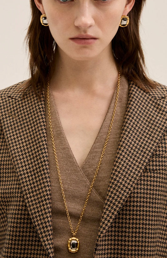 COLLANA ANNA LUNGA CON PIETRA ORO
