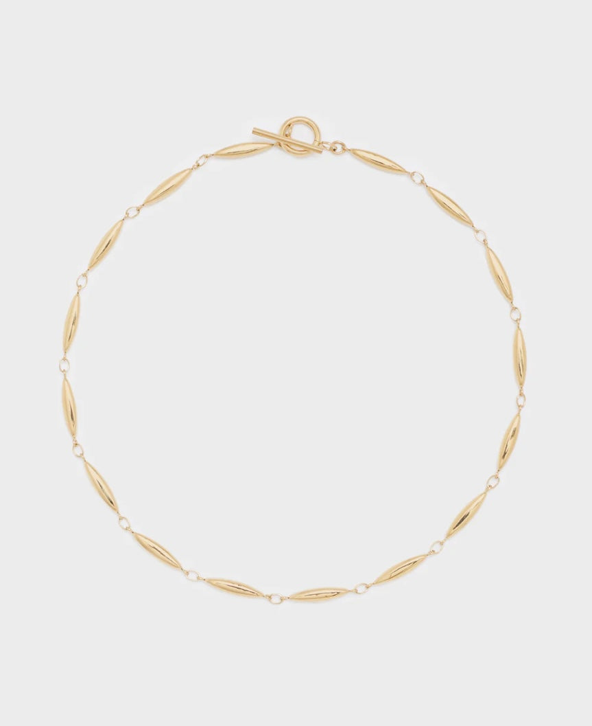COLLANA GIROCOLLO T-BAR ACC.INOS.ORO