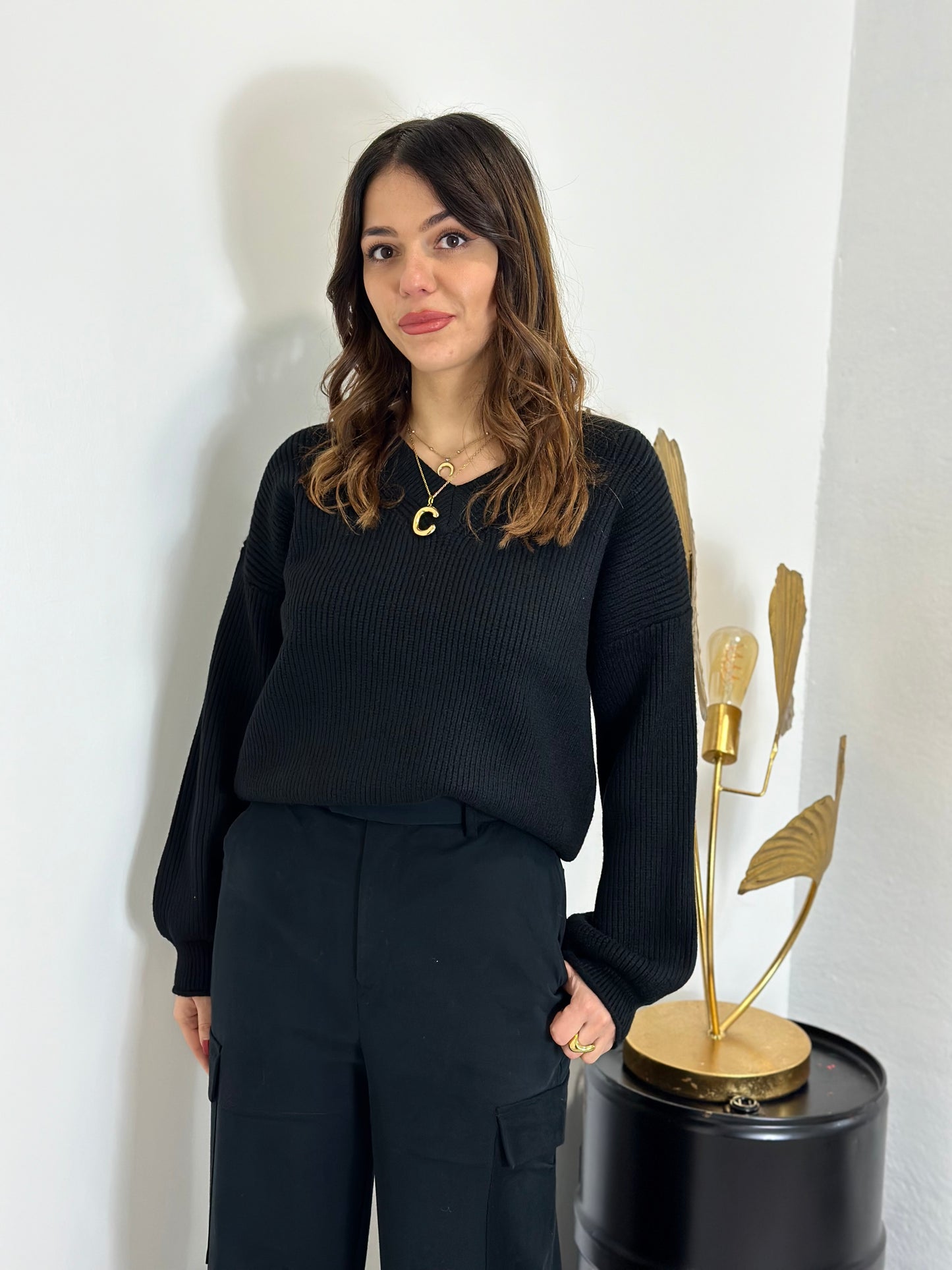 Pull over con scollo a V