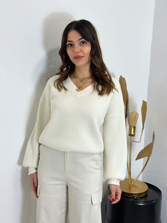 Pull over con scollo a V