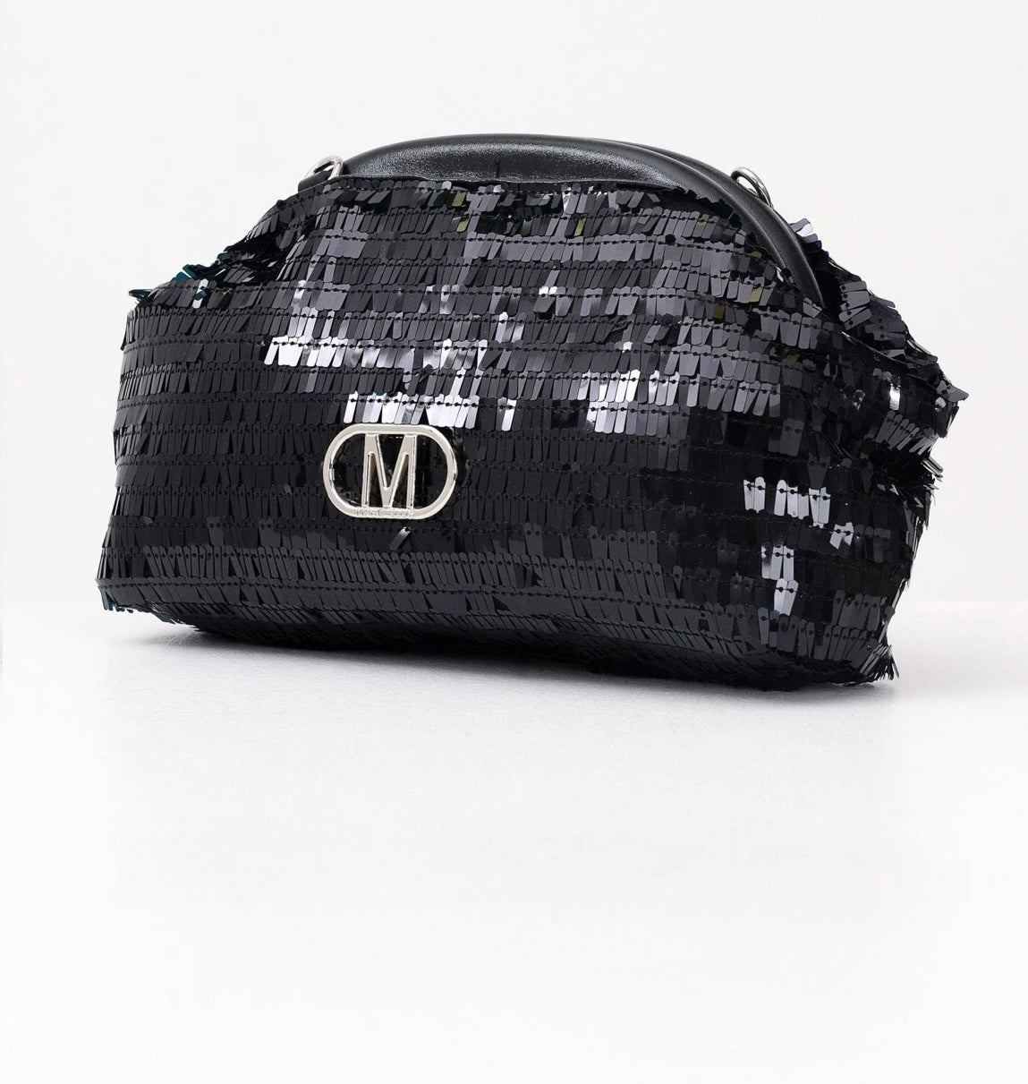 MARC ELLIS PAILLETTES CLUTH NERA