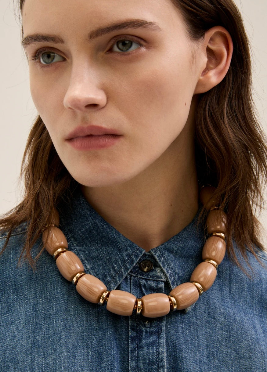 COLLANA VICKY IN RESINA ORO