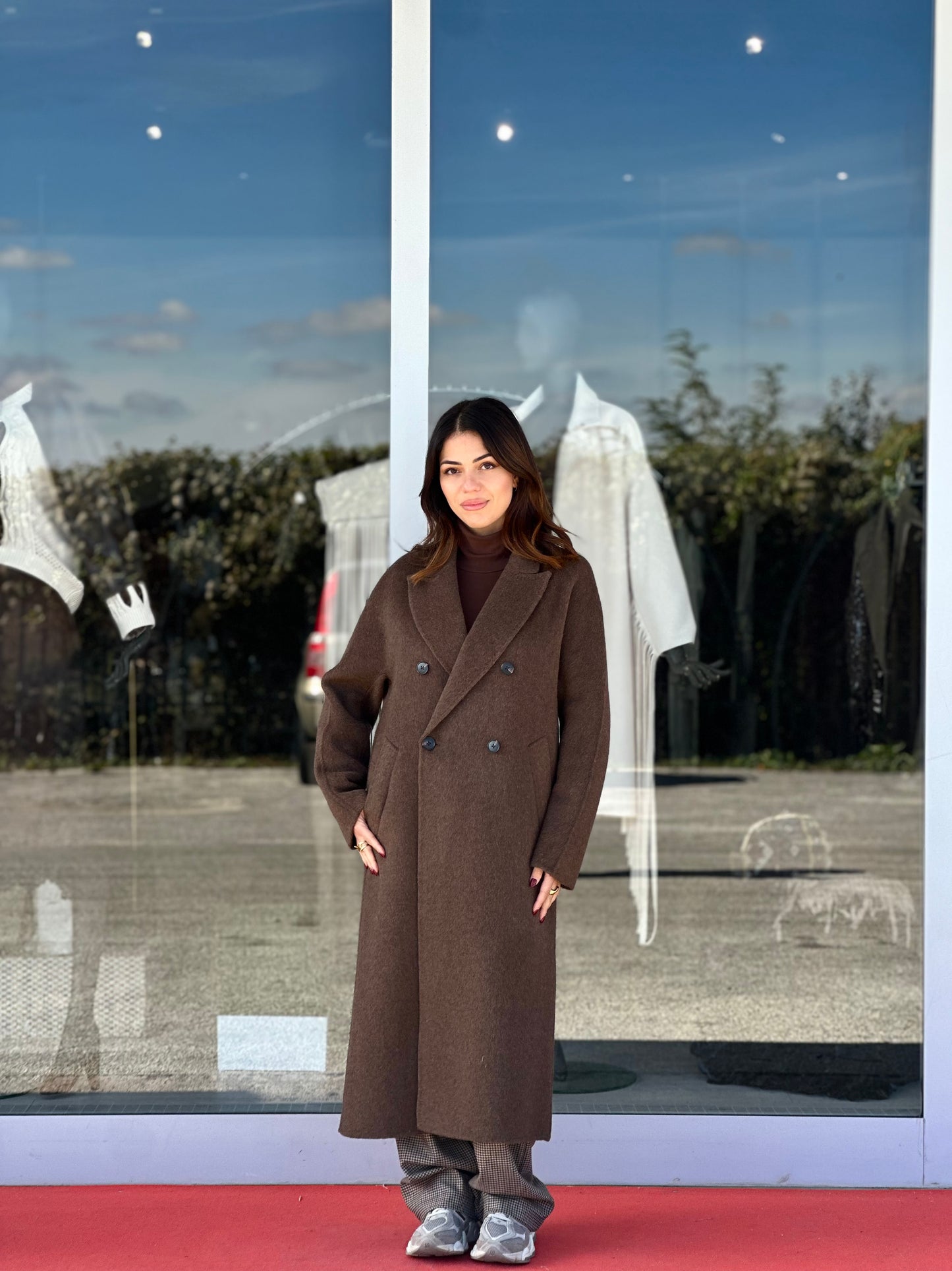 Cappotto in lana Kikisix