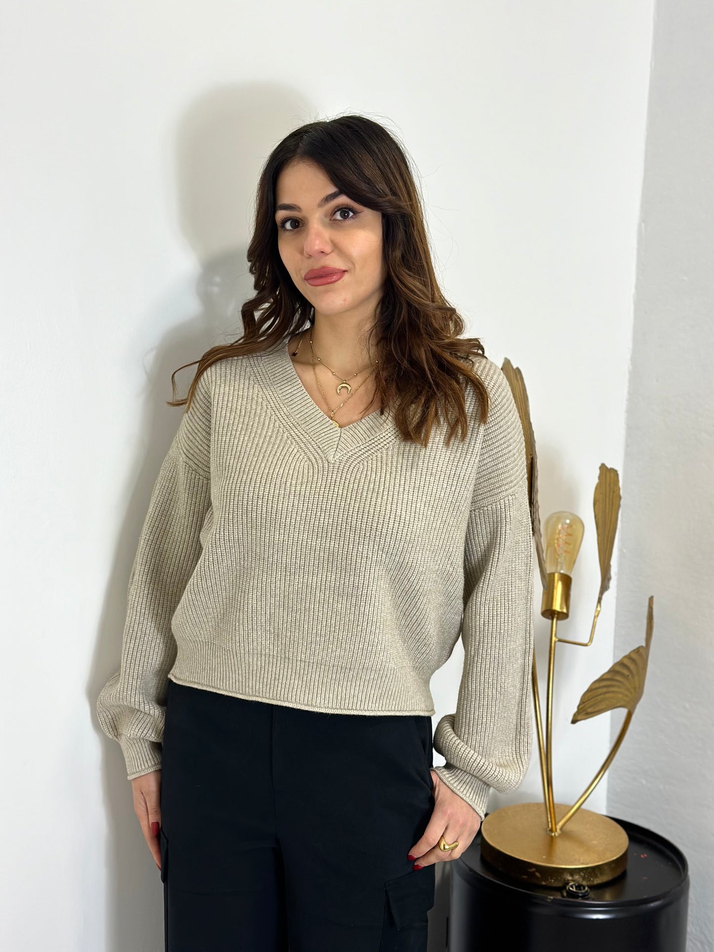 Pull over con scollo a V