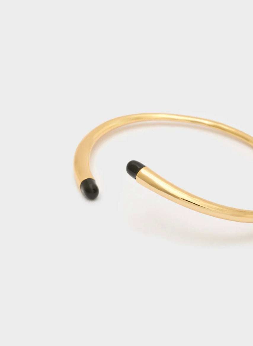 BRACCIALE IRREGOLARE ORO\NERO