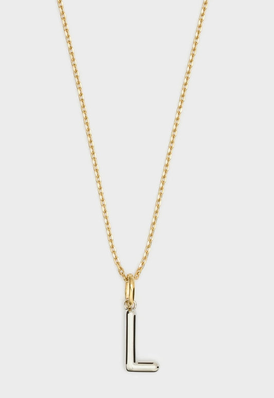 COLLANA LETTERING SMALL ORO/ARGENTO L