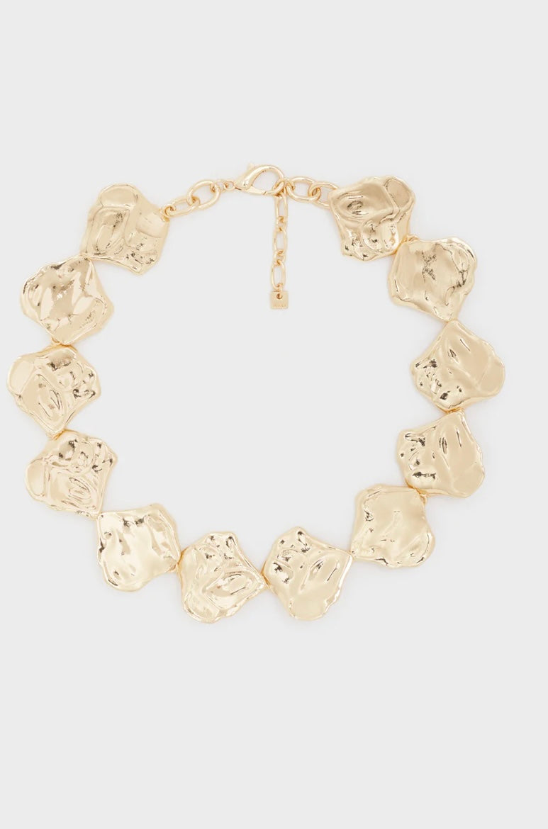 COLLANA GIROCOLLO LAVORATA ORO
