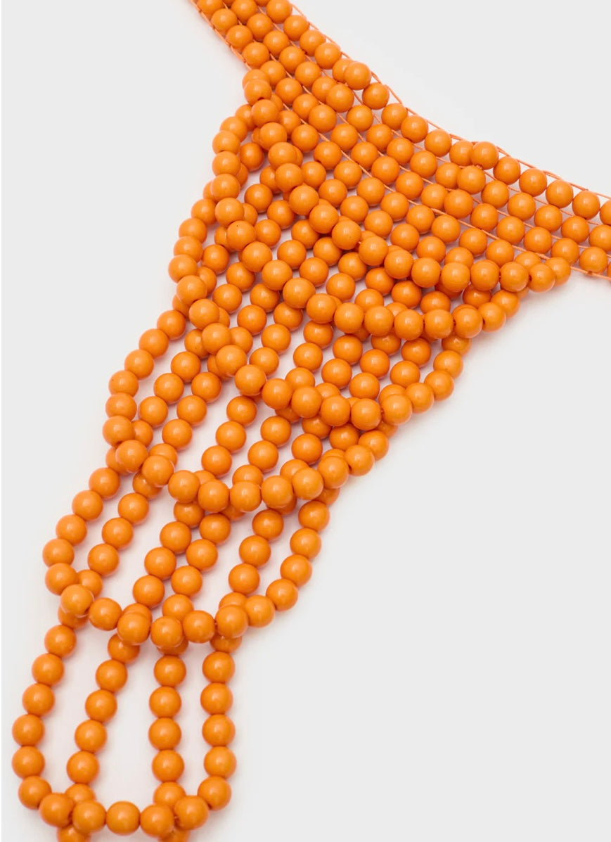 COLLANA ISA LUNGA MULTIFILO PERLE