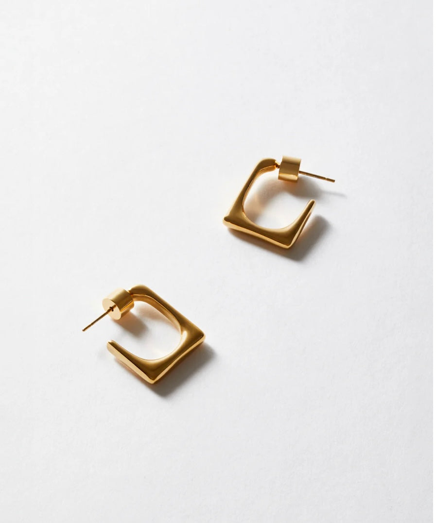 ORECCHINI QUADRATI THIN ACC.INO. ORO