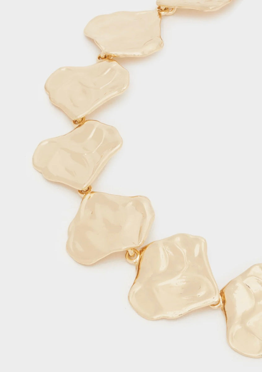 COLLANA GIROCOLLO LAVORATA ORO