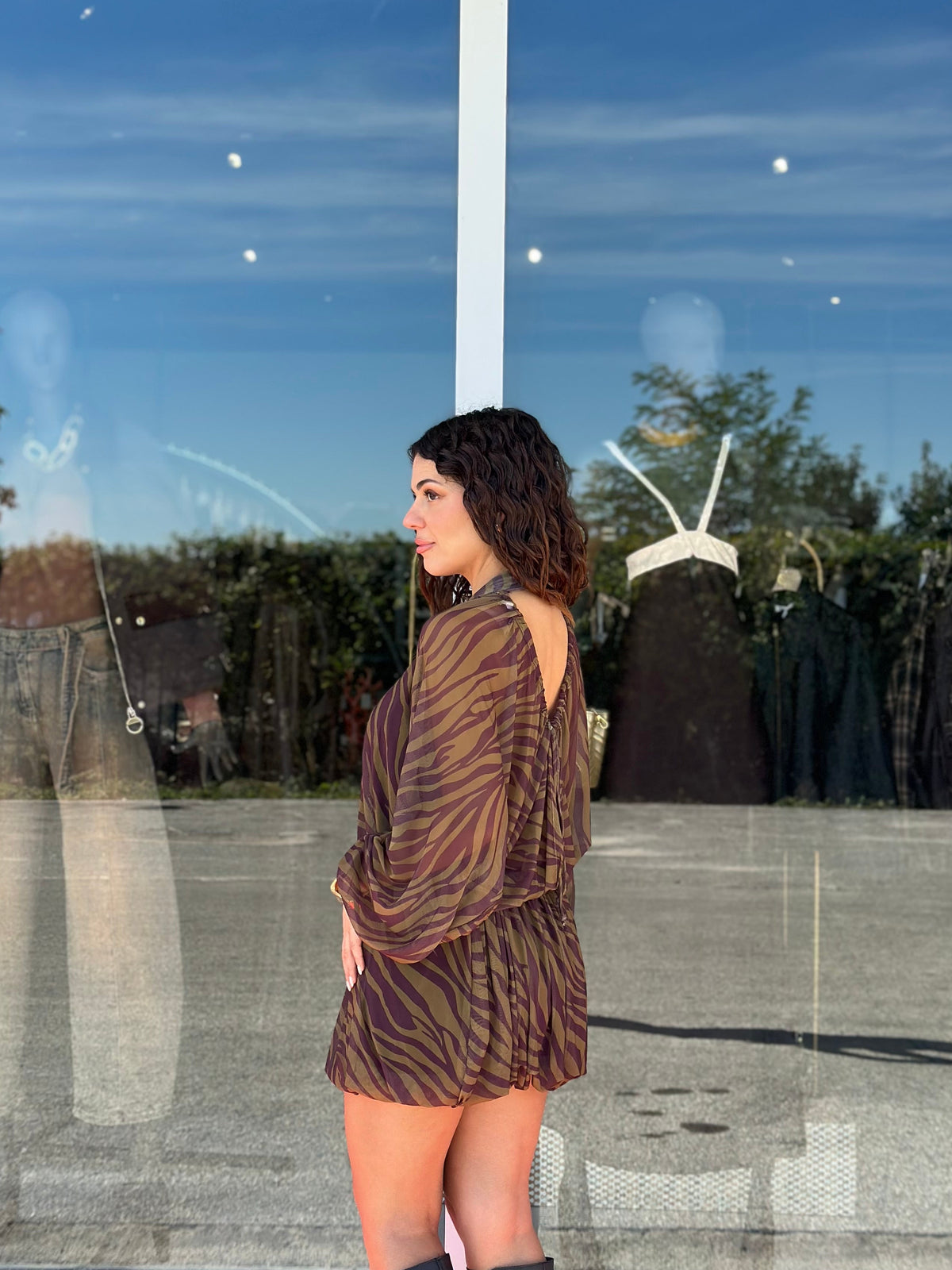 Abito animalier Lumina