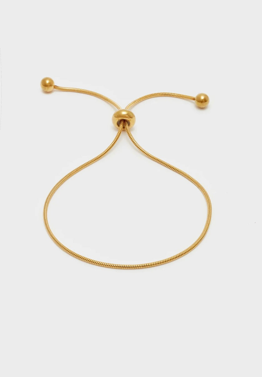 BRACCIALE SOTTILE REGOLABILE ORO