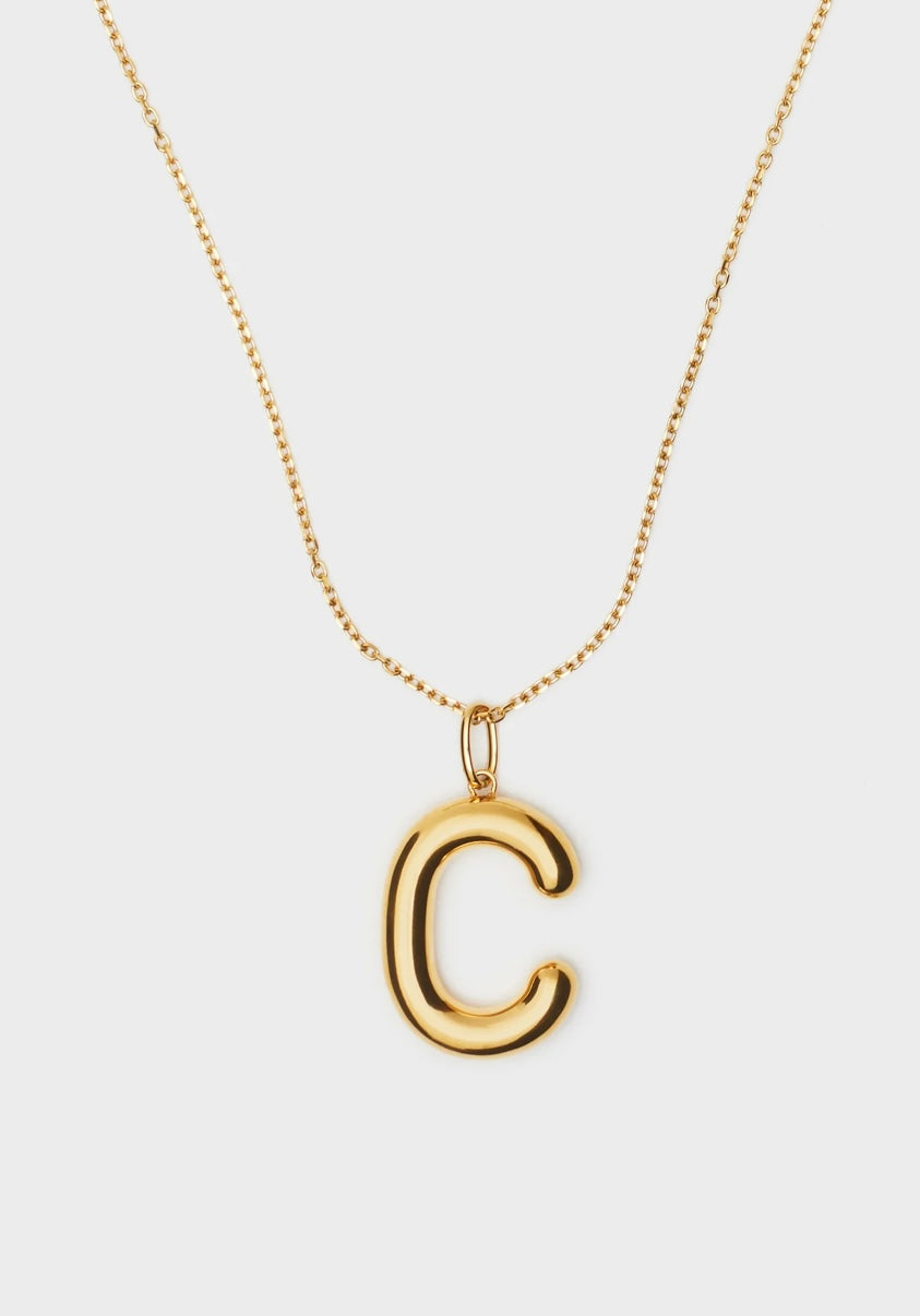 COLLANA ALPHABET CIONDOLO+LETTERA C