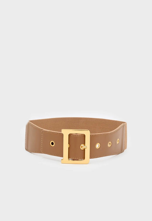 CINTURA ELASTICA SANDY MARRONE