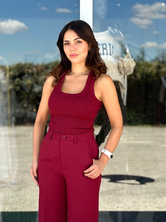 Top in lurex sottogiacca