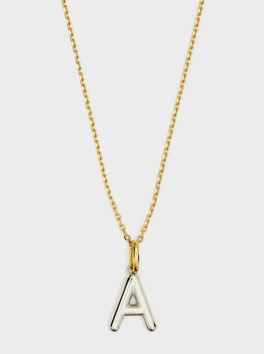 COLLANA LETTERING SMALL ORO/ARGENTO A