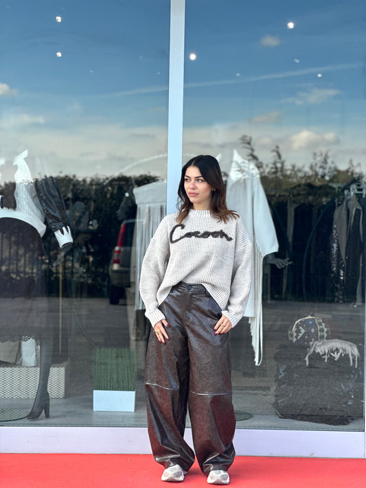 Pantaloni effetto vintage Lumina