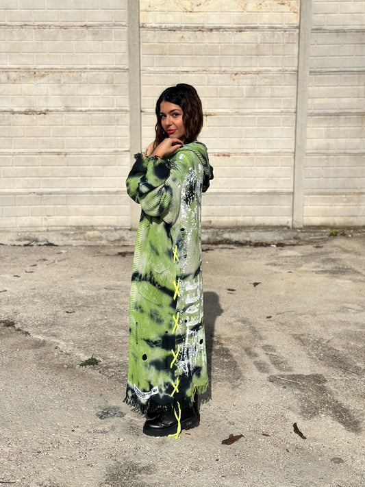 Maxi cardigan tie dye VDR