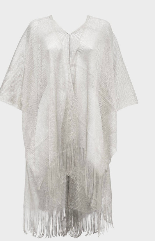 PONCHO AMIRA CON FRANGE