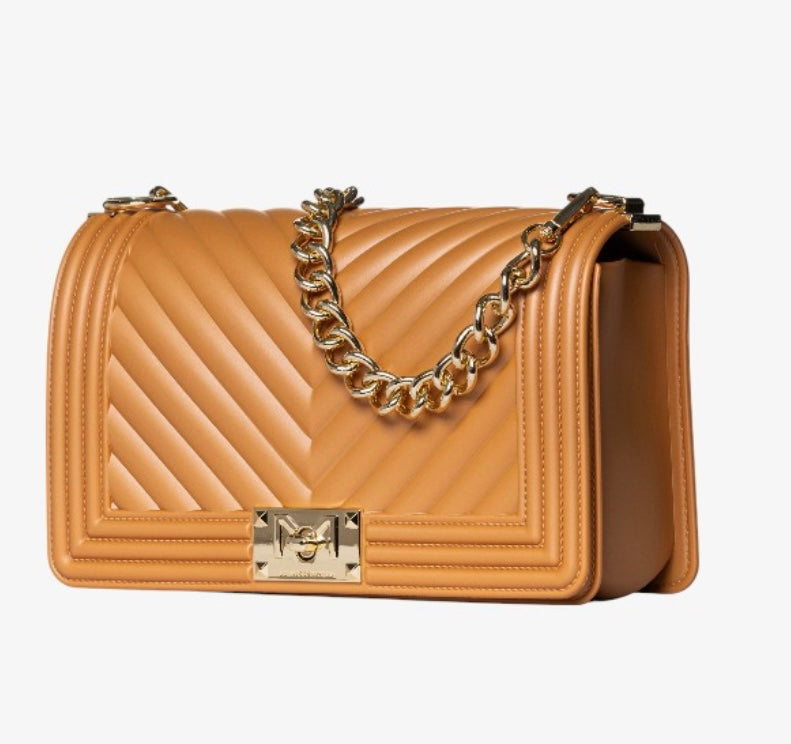 MARC ELLIS FLAT M 25 CUOIO/LIGHT GOLD