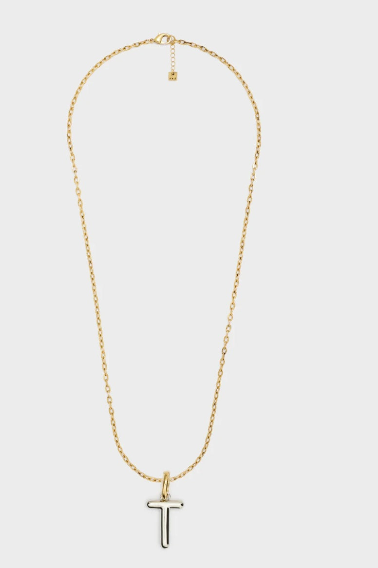 COLLANA LETTERING SMALL ORO/ARGENTO T