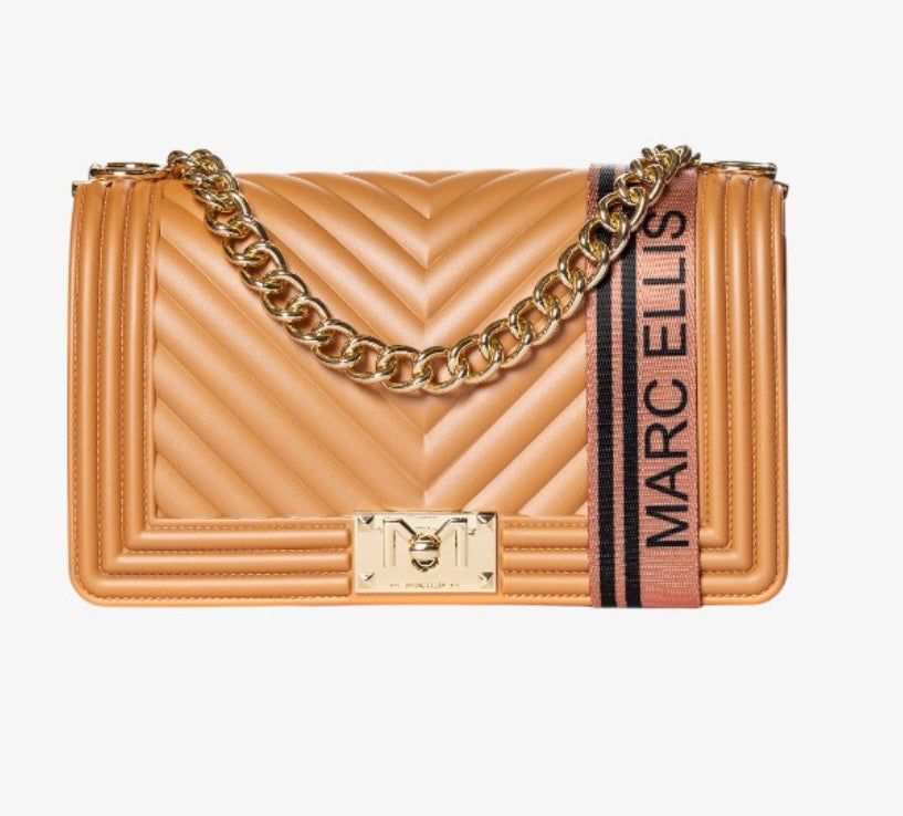 MARC ELLIS FLAT M 25 CUOIO/LIGHT GOLD