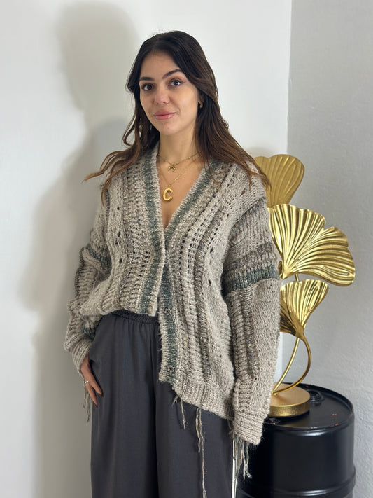 Maxi cardigan D’Elle