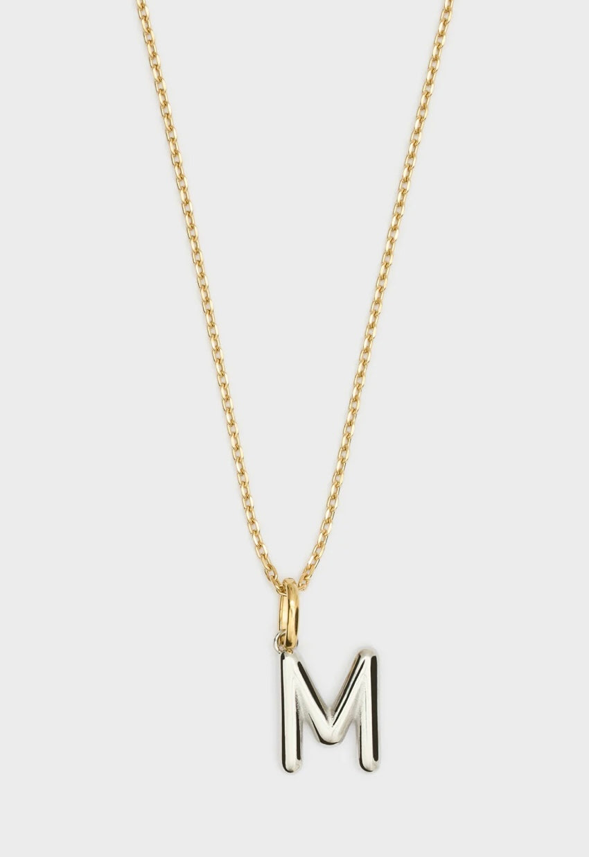 COLLANA LETTERING SMALL ORO/ARGENTO M