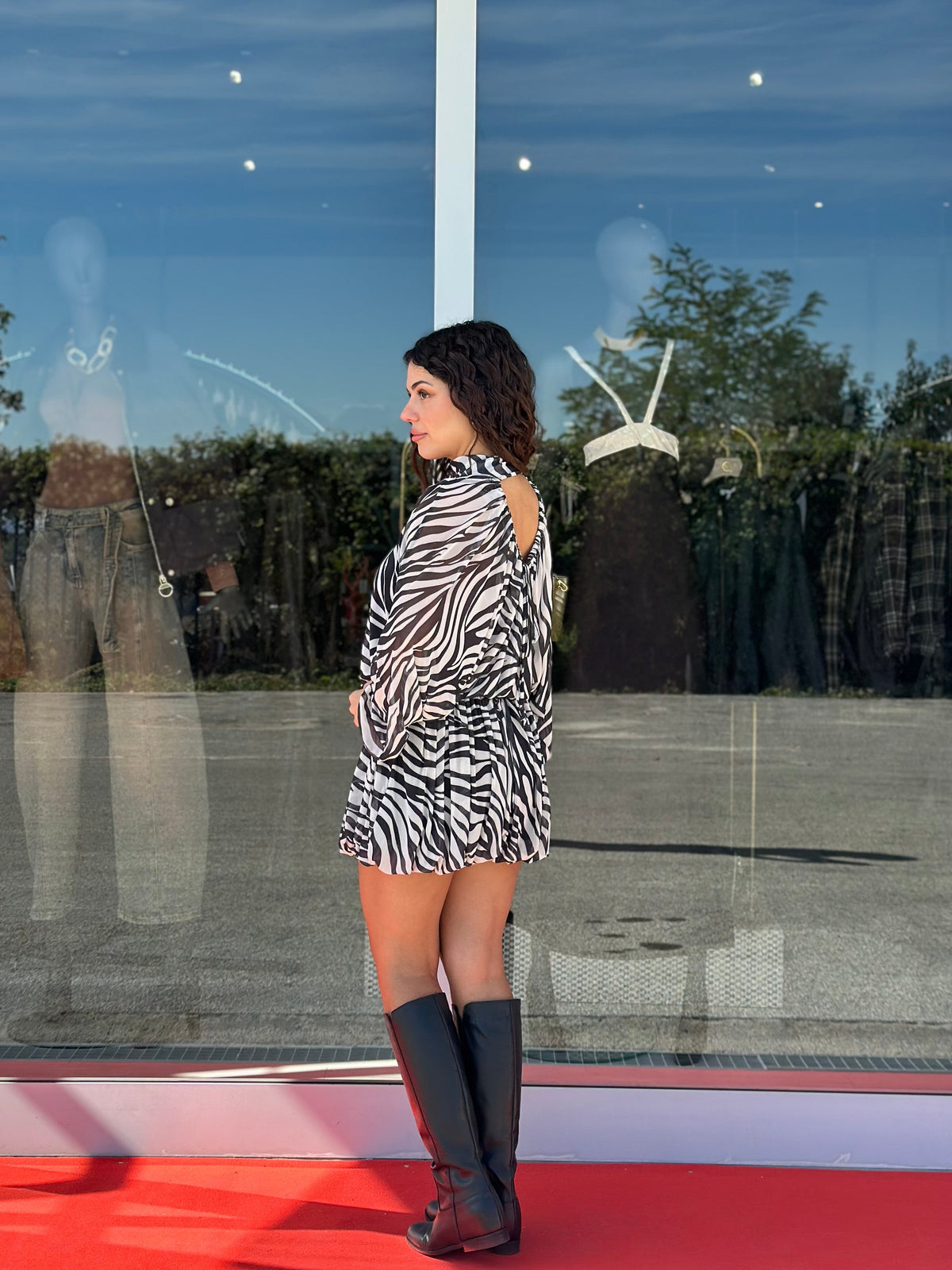 Abito animalier Lumina