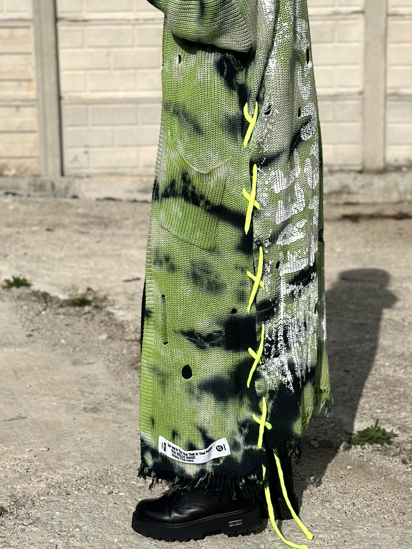 Maxi cardigan tie dye VDR