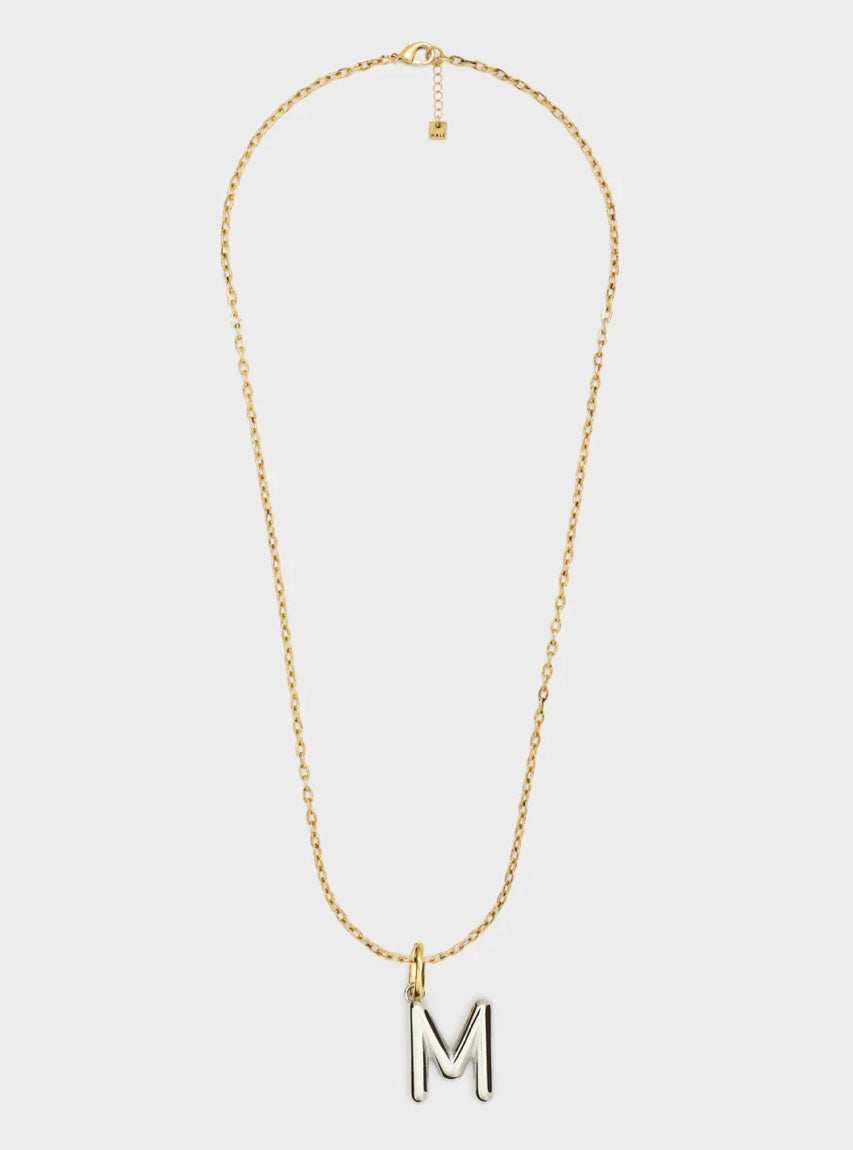 COLLANA LETTERING SMALL ORO/ARGENTO M