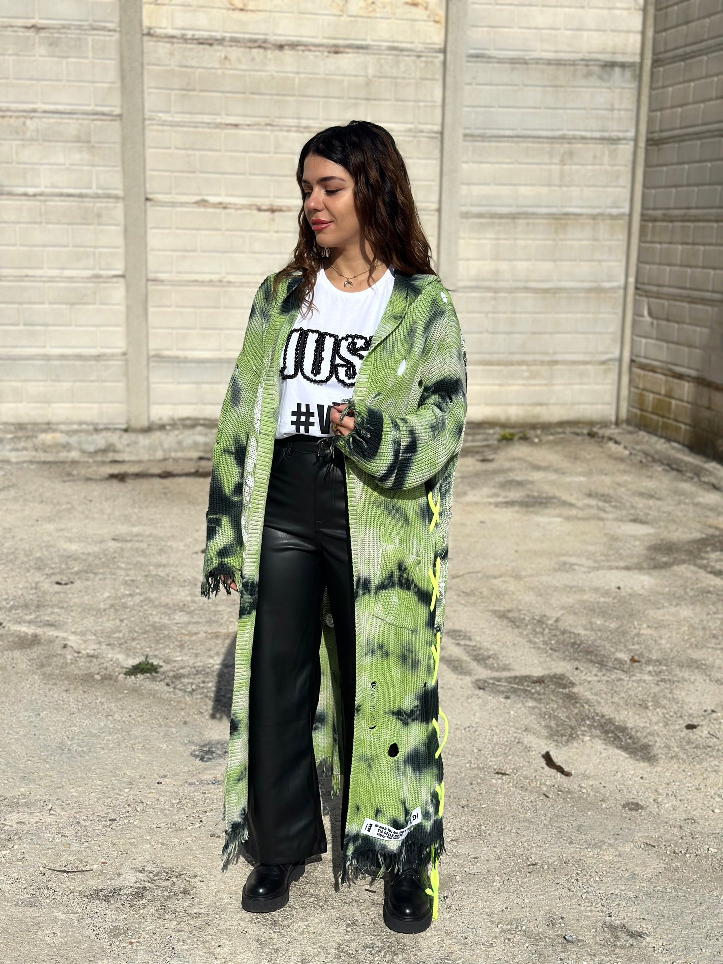 Maxi cardigan tie dye VDR