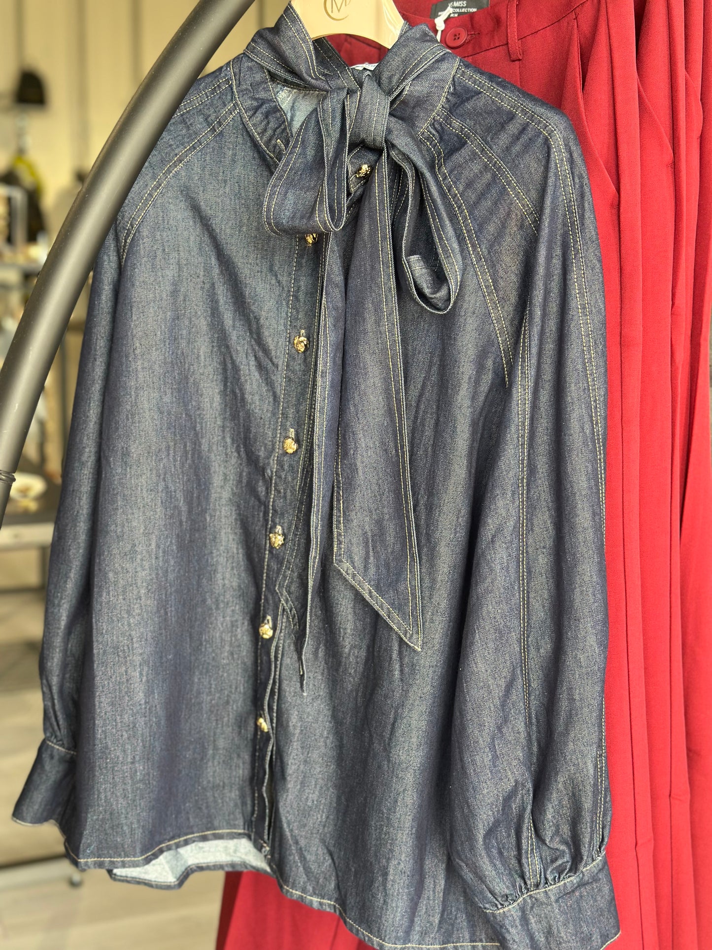 Blusa in denim