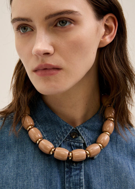 COLLANA VICKY IN RESINA ORO