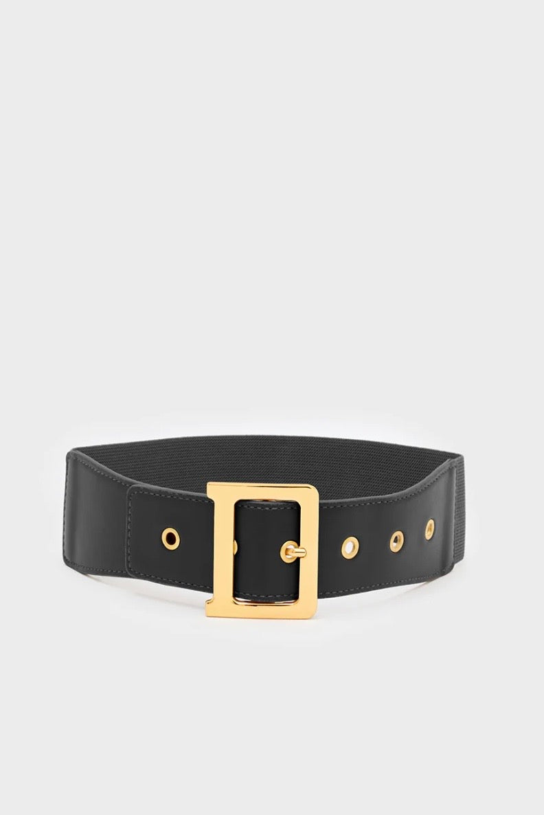 CINTURA ELASTICA SANDY NERO