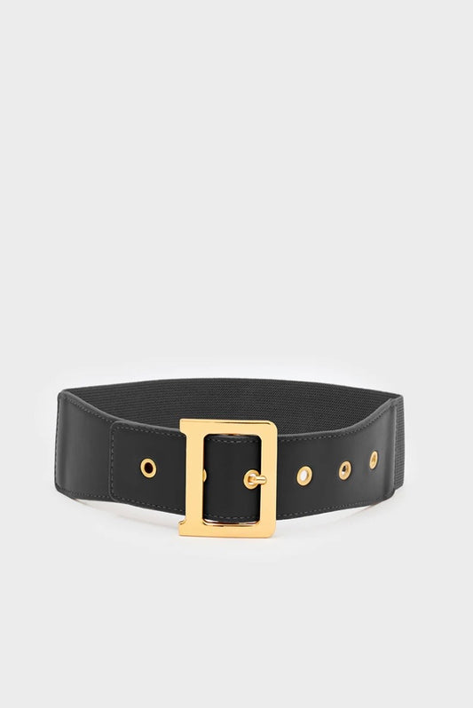 CINTURA ELASTICA SANDY NERO