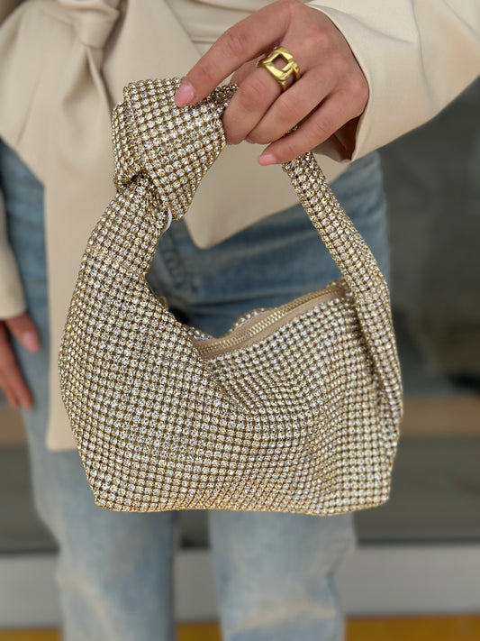 Mini bag con strass