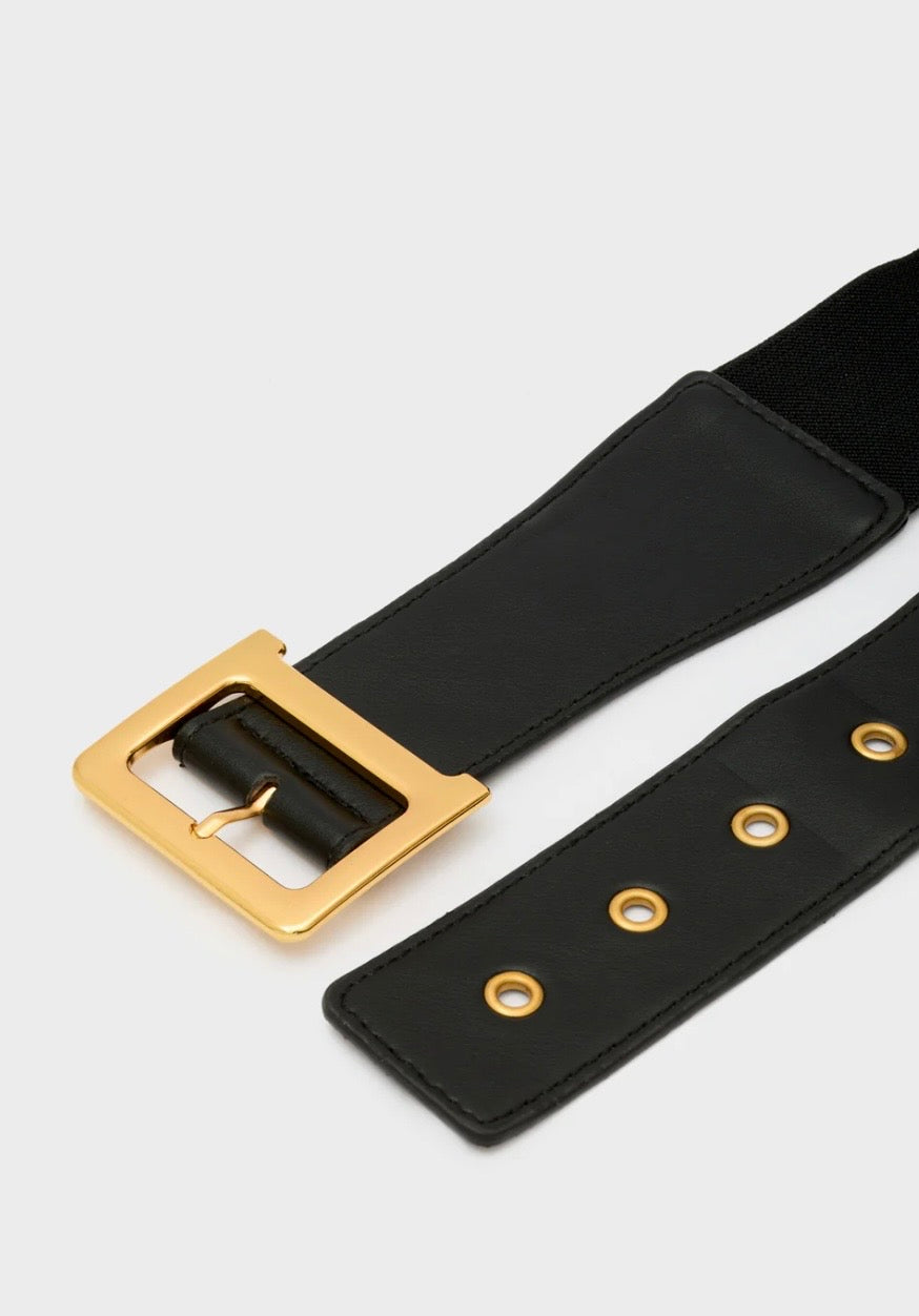 CINTURA ELASTICA SANDY NERO