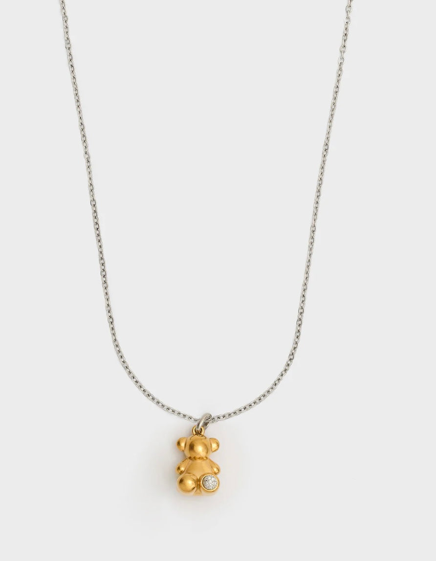 COLLANA CIONDOLO TEDDY ACC.INO. ORO