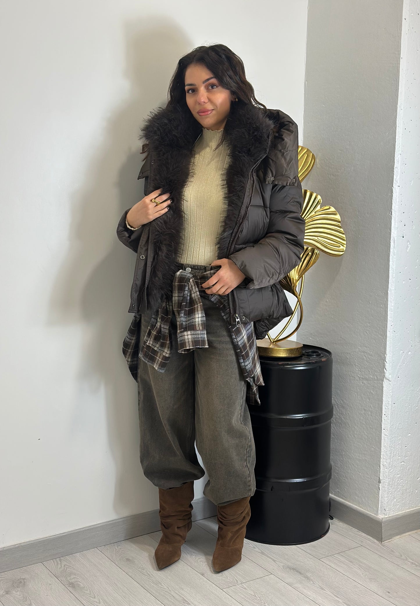 Giubbino marrone winter