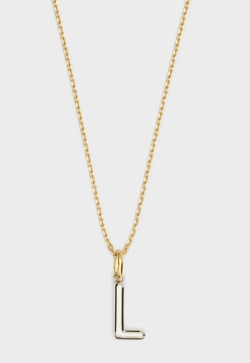 COLLANA LETTERING SMALL ORO/ARGENTO L