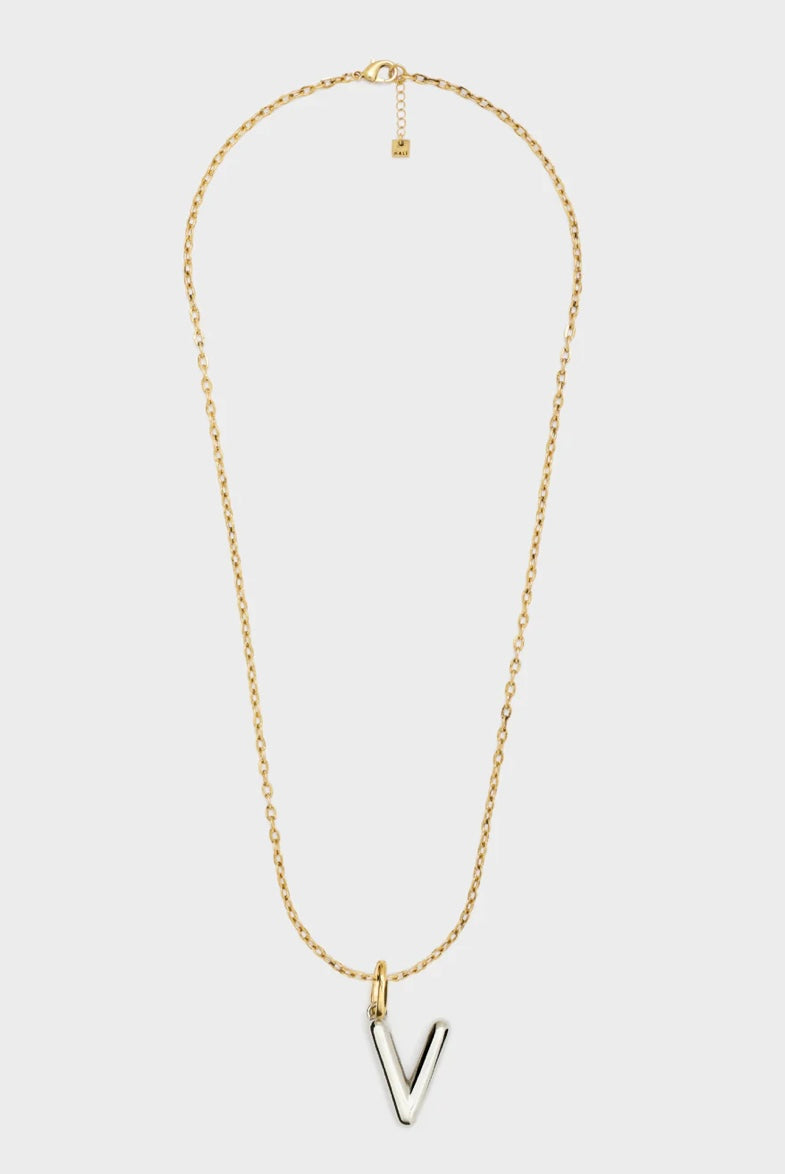 COLLANA LETTERING SMALL ORO/ARGENTO V