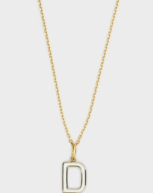 COLLANA LETTERING SMALL ORO/ARGENTO D