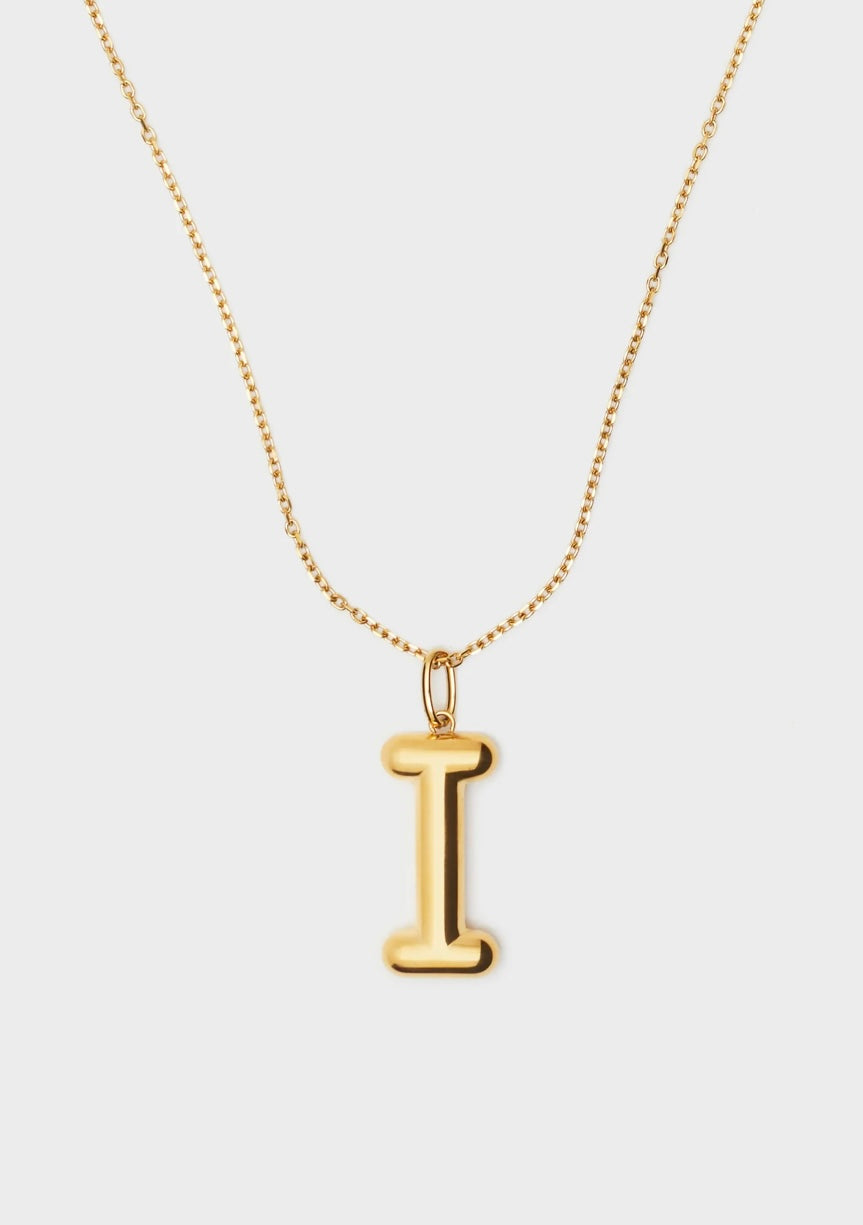 COLLANA ALPHABET CIONDOLO+LETTERA I